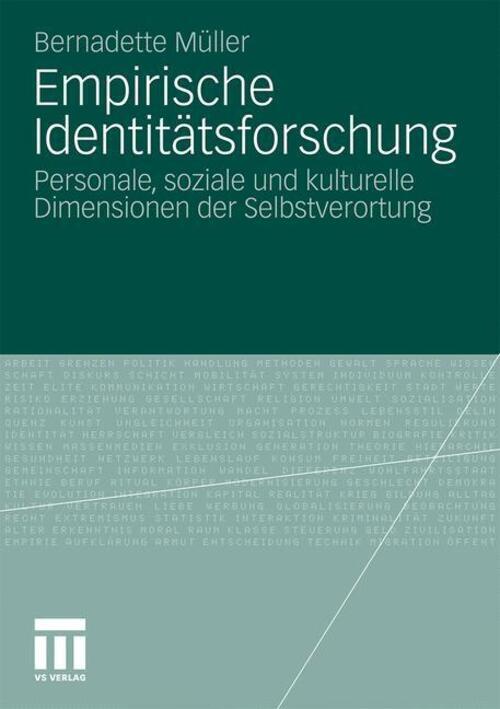 Thumbnail - Bernadette Müller | Empirische Identitätsforschung | Taschenbuch |