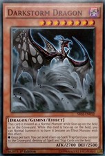 SR02-EN012 DARKSTORM DRAGON COMMON 1ST EDITION YuGiOh CARD