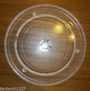 Sharp 12 7/8" A046 Microwave Glass Turntable Plate/Tray Used Clean!