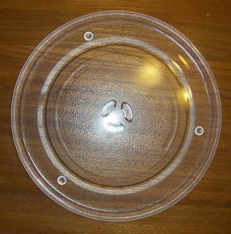 Sharp 12 7/8" A046 Microwave Glass Turntable Plate/Tray Used Clean!