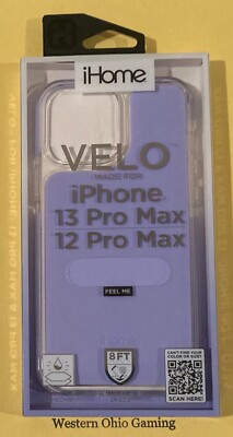 iHome Velo Silicone Impact Lavender Phone Case for iPhone 13 Pro Max 12 Pro Max