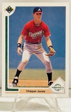 1991 Upper Deck - Top Prospect Chipper Jones #55 (RC)