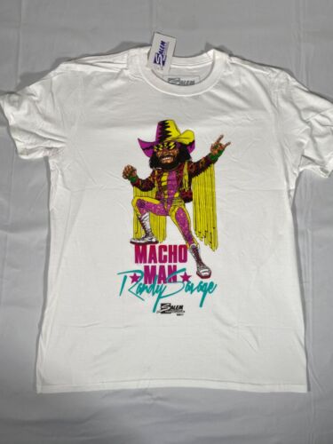 Macho Man Randy Savage Caricature Salem Sportswear Shirt Large 2017 NWT C012