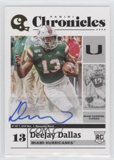 2020 Panini Chronicles Draft Picks Signatures DeeJay Dallas #6 Auto bp9