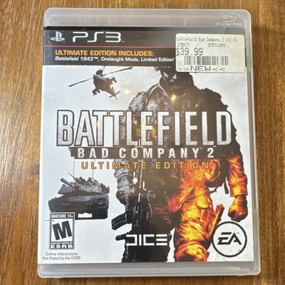 Electronic Arts Battlefield Bad Company 2 Ultimate Edition PS3 Shooter Bonus DLC