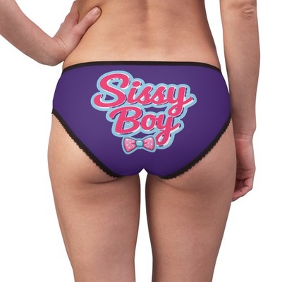 Sissy Boy Bow Design Underwear, Femboy, Cross Dress, Sissy Underwear