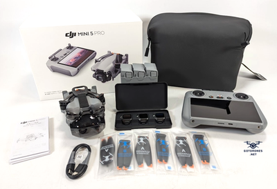 Unbound and Tested DJI Mini 5 Pro Fly More Combo w RC2 w/ Warranty