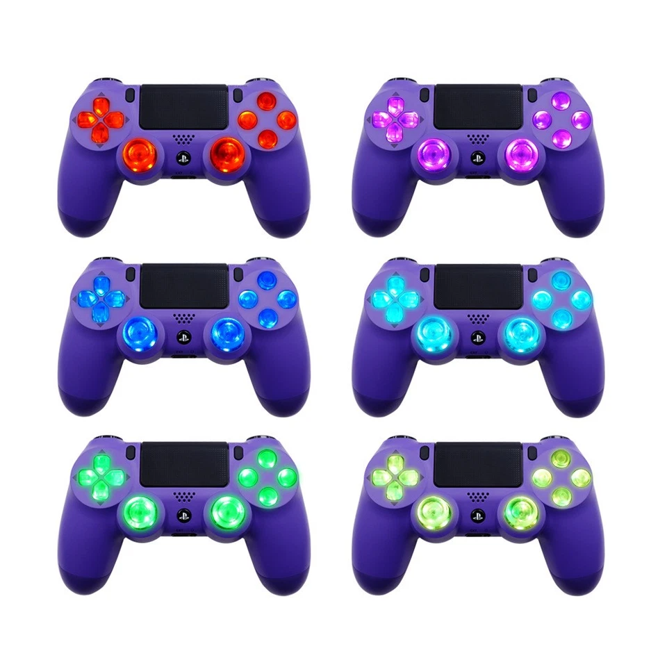 LED PCB Board D-pad Thumbsticks Tweezers Face Buttons Kit For PS4 Controller b - Image 2 of 4