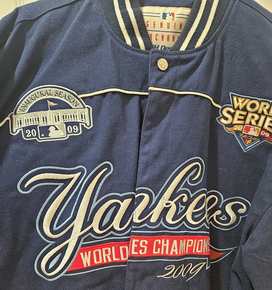 NEW YORK YANKEES Jeff Hamilton Jacket JH Design World Series Champions 2009 S - Image 3 of 4