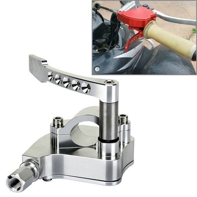 CNC Billet Drosselklappenbaugruppe Für Yamaha Banshee 350 YFZ35 Silber