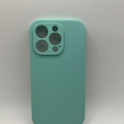 SURPHY iPhone 14 6,1'' Hülle Flüssigsilikon jede Linse Stoßfest - Mintgrün