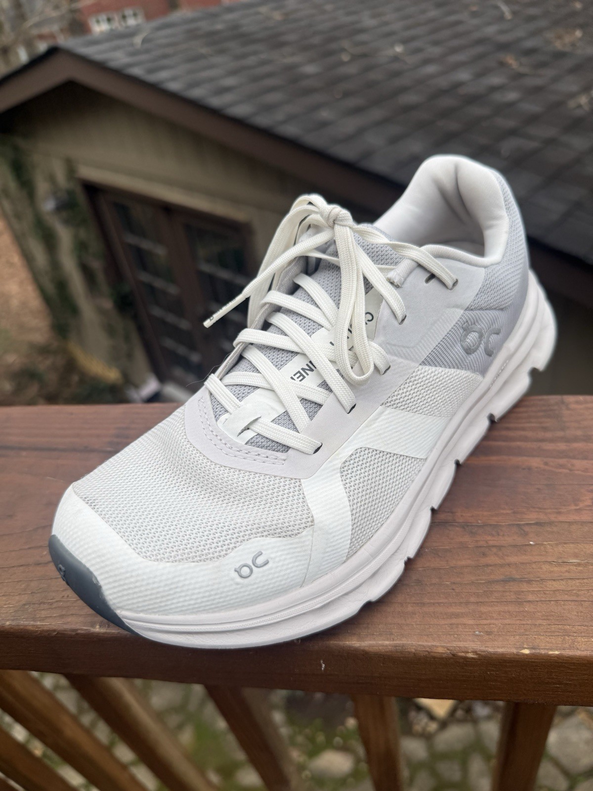 On Cloudrunner White Frost Cloudtec Running Shoes… - image 4