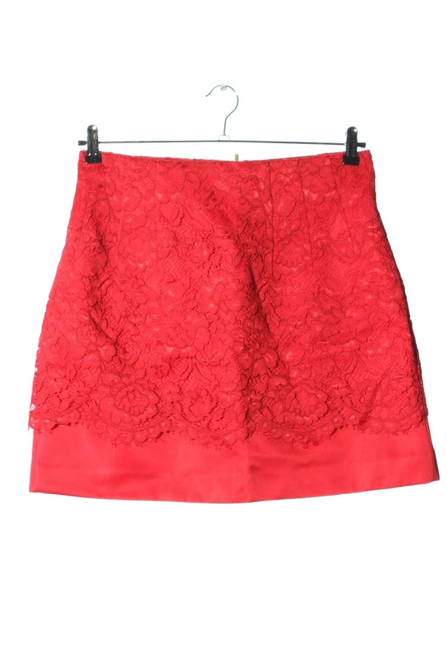 H&M Jupe en dentelle Dames Jupe T EU 42 rouge style décontracté - Photo 1/4