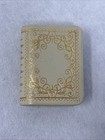 VTG Vesta Case Miniature Matchbook Leather Bound Book Gold Embossed w/ Matches