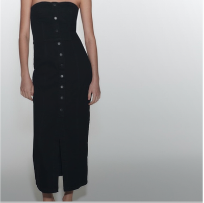 knee length dresses for ladies ZARA. Lace midi dress T.xs – Hibuy market main image 0
