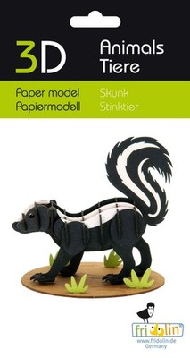 Fridolin 11767 3D-Modell Bastelset Stinktier