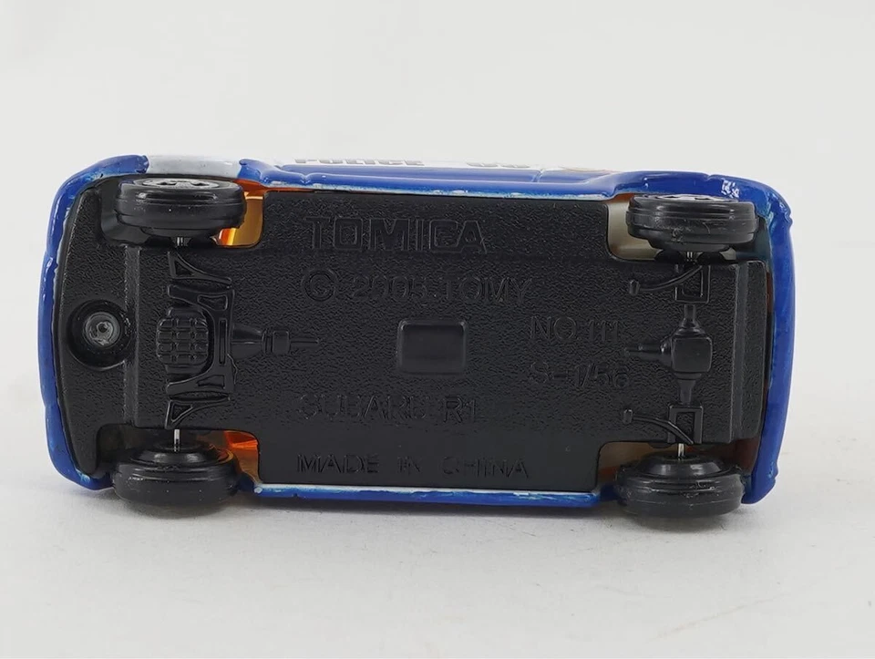 Subaru R1 Blue Rat Hyper Blue Police 2007 HBP03 car set T4 - Image 3 of 3