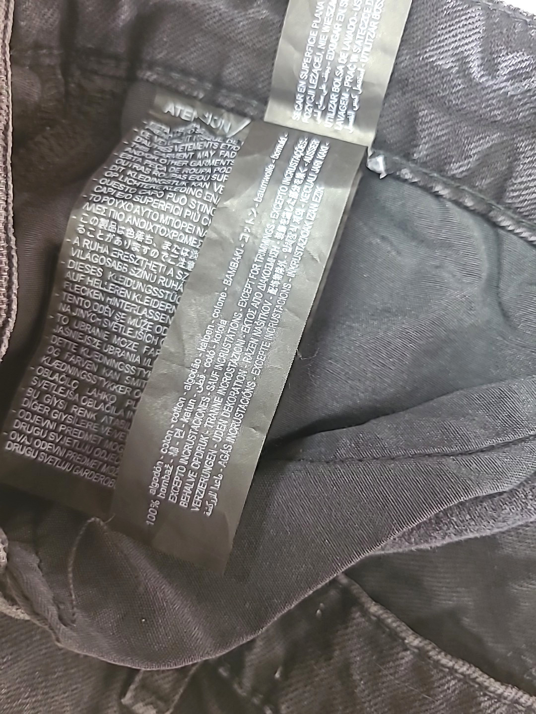 Zara Womens Black High Rise Skinny Jeans with Rhinestones Size 8 Edgy Mobwife thumbnail 13