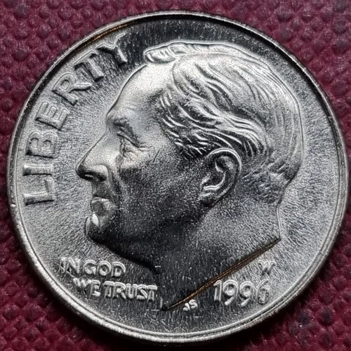 1996 W Roosevelt Dime 10c WEST POINT Issue BU UNC Brilliant Uncirculated  #94878