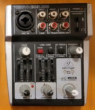Behringer Xenyx 302USB Compact Mixer with USB Audio Interface