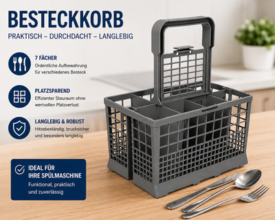 Universal Besteckkorb für Spülmaschine Geschirrspüler (basket for dish washer)