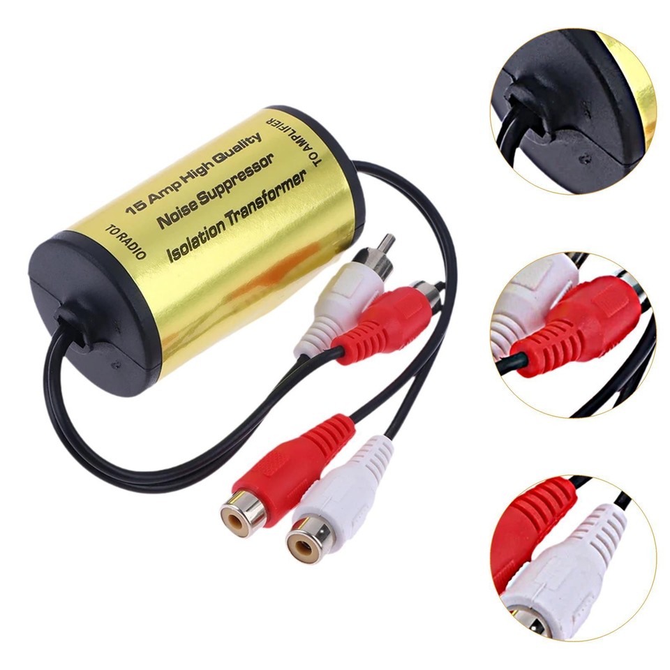 Generic RCA Audio Noise Filter Noise Reducing for Radio Music Amplifier ...