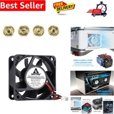 60mm Fan 12V Computer Fan 60 x 60 x 25mm PC Case Fans 4500 RPM High Speed Axi...