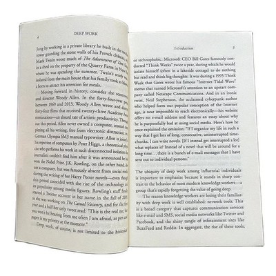 Deep-Work Buch Ratgeber Strategie Fokus Produktivität Teen Englisch