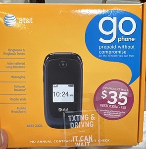 At&T Z221 Prepaid GoPhone USED