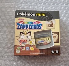Nintendo Pokemon Mini Zany Cards Modul mit OVP & Anleitung Spiel, Videospiel