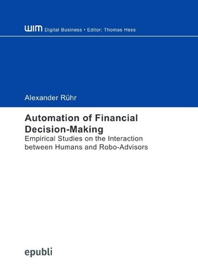 Automation of Financial Decision-Making Alexander Rühr Taschenbuch Englisch