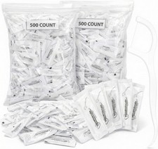 1000 Count Dental Floss Bulk Individually Wrapped Floss Bulk Toothpick...