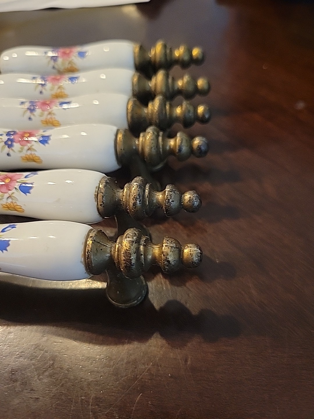 6- 3" HolesBar/Handle Cabinet Drawer Pull Hardware Flower P50032C-ABW-C 5" Long