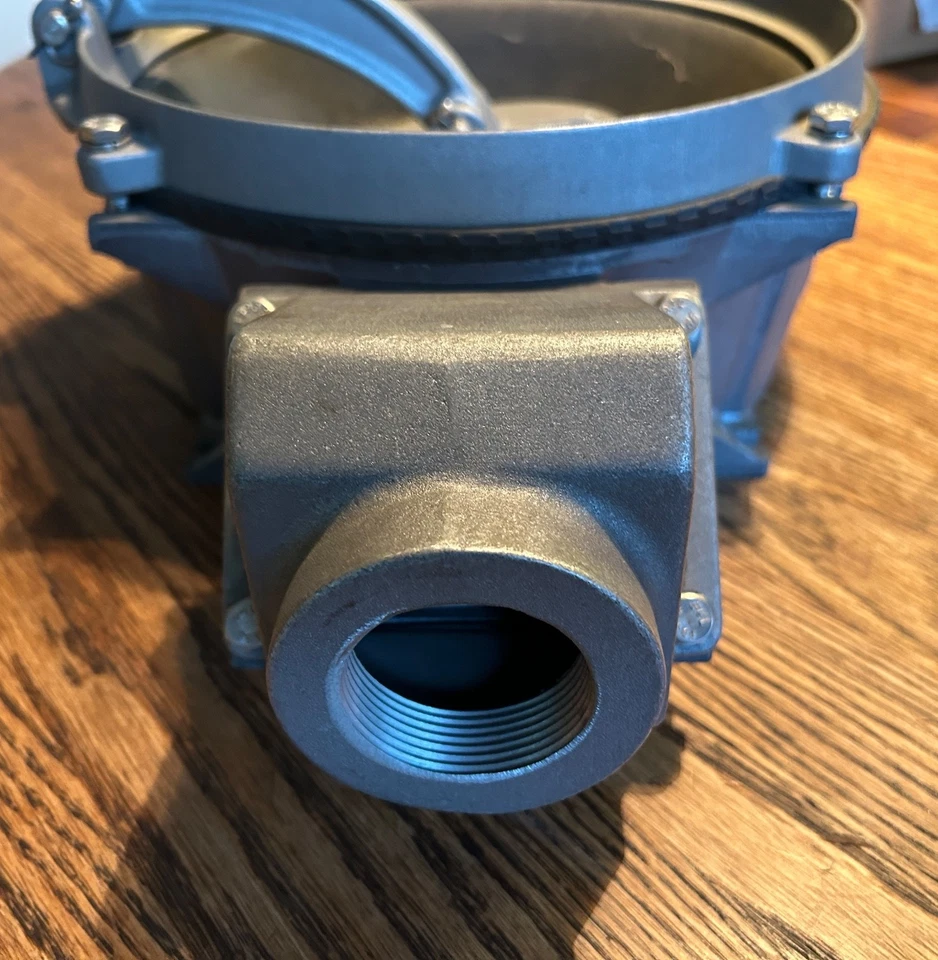 Unused Edson Aluminum Compact Side Inlet Manual Hand Operated  Diaphragm Pump - Image 4 of 4