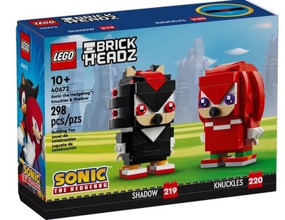LEGO BrickHeadz 40672 Sonic the Hedgehog: Knuckles & Shadow | Neu | OVP