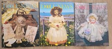 Lot 3 UFDC United Federated Doll News Summer/Spring/Winter 2023 w/Doll Pattern