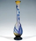 Emile Galle Jugendstil Cameo Solifleur Vase Scille À Deux Feuilles France 1906