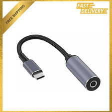 DC 4.5mm x 3.0mm to USB C Power Charging Cable, PD Chip, 18cm Black, 5V 9V 20V