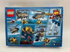 LEGO City Deep Sea Helicopter Building Set 60093, 388pcs, Ages 7 - 12, Retired