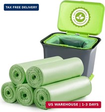 Small Trash Bags 1.2 Gallon - 120 Counts Bathroom Trash Bags Mini 5L Garbage Bag