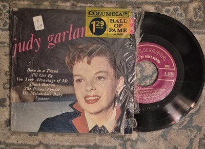 Judy Garland EP  ''A Star is Born'' 6 Songs 7''45 Columbia B-2598 1958 Jazz Pop EX