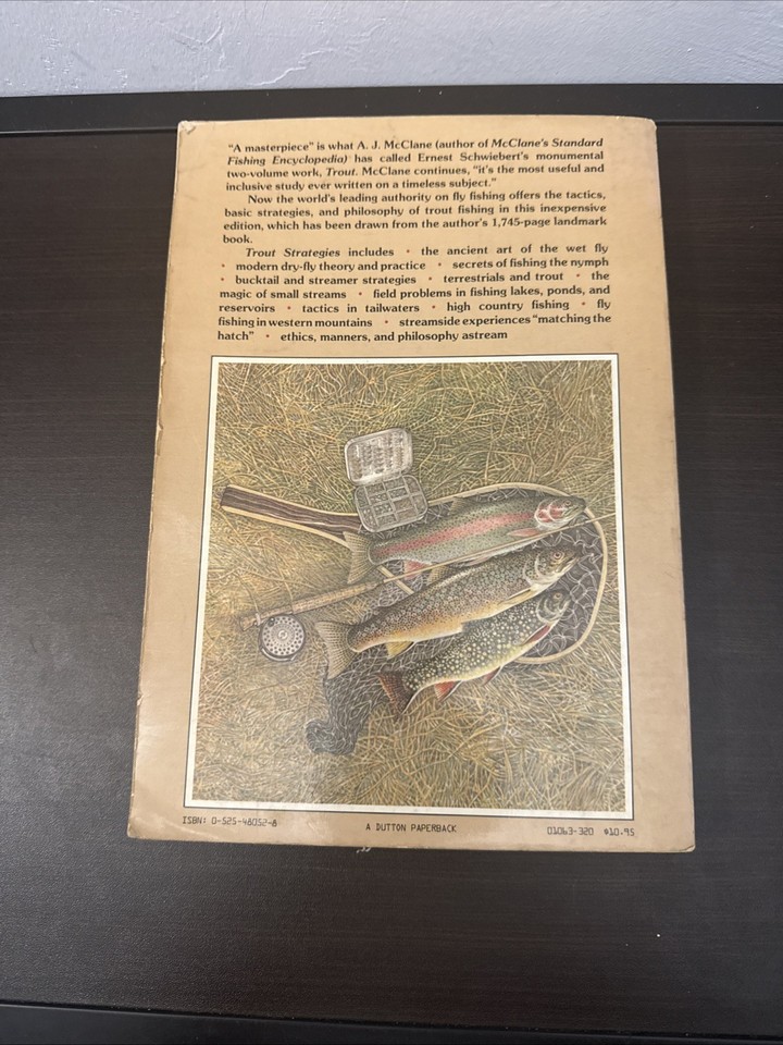 Trout Strategies by Ernest Schwiebert. Fly Fishing, Casting, ISBN ...