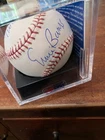 Ernie Banks Signed Baseball “Let’s Play Two” Inscription Cubs Auto PSA Certified