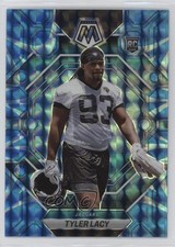 2023 Panini Mosaic Rookies Reactive Blue Mosaic Prizm Tyler Lacy #370 19b1