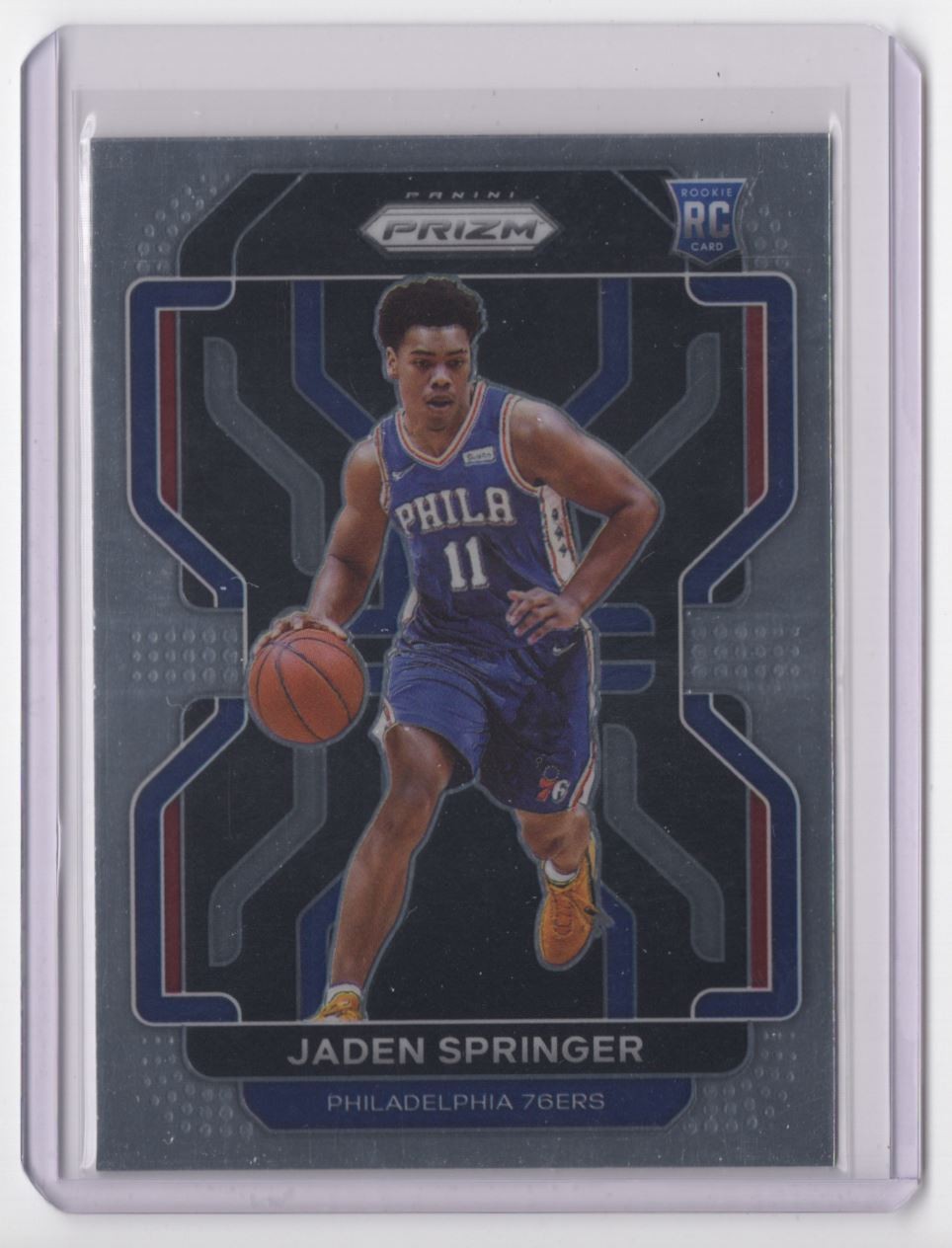 2021-22 Panini Prizm Jaden Springer Rookie Philadelphia 76ers #317