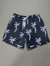 Chubbies Shorts Mens Med Lined Swim Trunks Palm Tree Havana Nights 5.5 Cruise