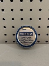 Meltonian Boot  Shoe Cream Polish Dark Brown 10 1.55 oz Jar Open Jar