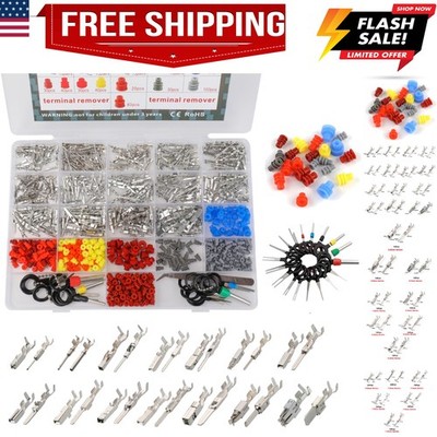 830Pcs 28value Automotive Car Electrical Terminal Pins auto Connectors Kit Me...