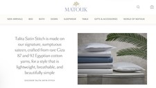  1190 Matouk Italy New 3pc  F/Q Duvet Set 615TC Talita Giza-87 Sateen White