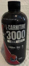 Prosupps L-Carnitine 3000 Liquid Shots, Berry, 16 fl oz (473 ml)🍓🫐